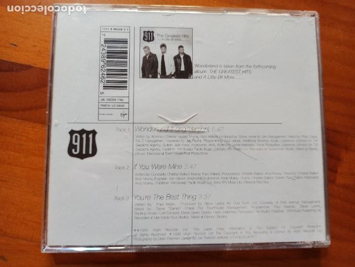 CDs de m&uacute;sica: CD 911 WONDERLAND - CD 2 (X6) - Foto 2