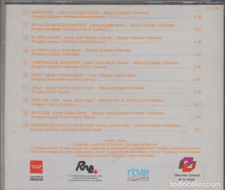 CDs de m&uacute;sica: Aurora Moreno cd Mar Adentro 1992 - Foto 2