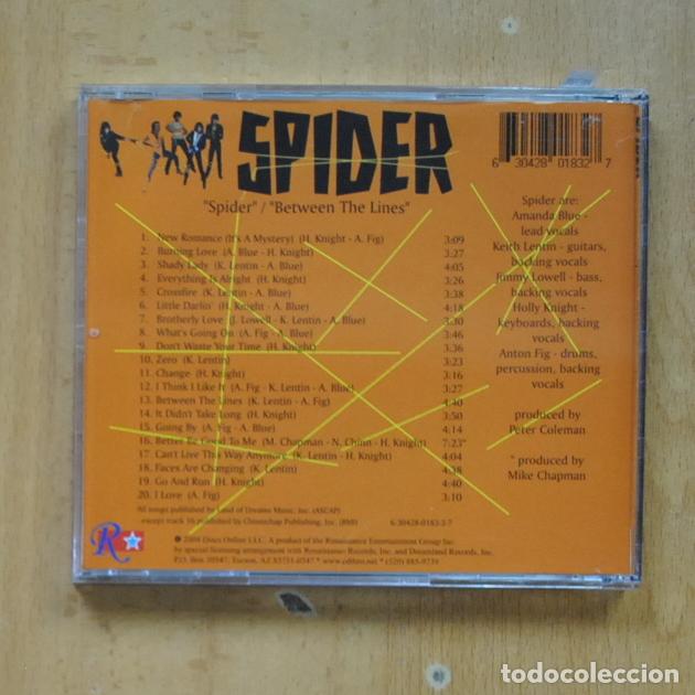 CDs de m&uacute;sica: SPIDER - SPIDER - CD - Foto 2