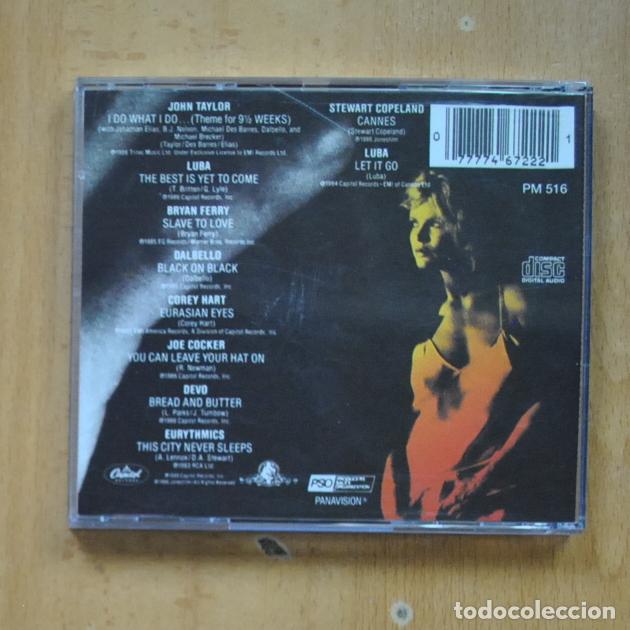 CDs de m&uacute;sica: VARIOS - 9 1 / 2 WEEKS - CD - Foto 2