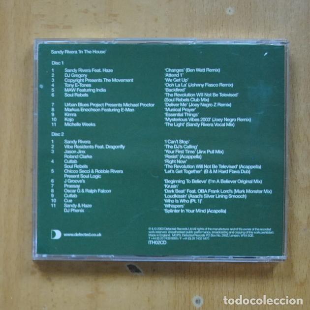 CDs de m&uacute;sica: SANDY RIVERA - IN THE HOUSE - CD - Foto 2