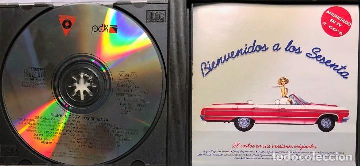CDs de m&uacute;sica: Bienvenidos A Los Sesenta (28 &Eacute;xitos En Sus Versiones Originales) - 2 x CD, Compilation - Foto 2