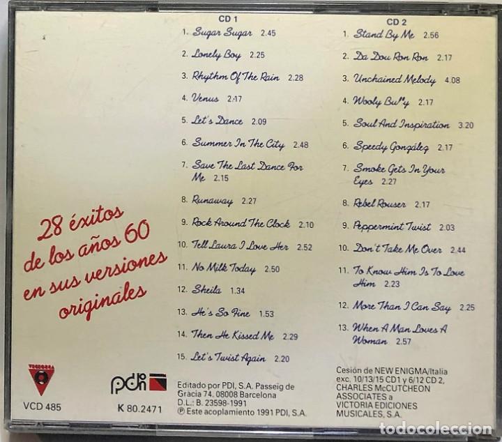 CDs de m&uacute;sica: Bienvenidos A Los Sesenta (28 &Eacute;xitos En Sus Versiones Originales) - 2 x CD, Compilation - Foto 4