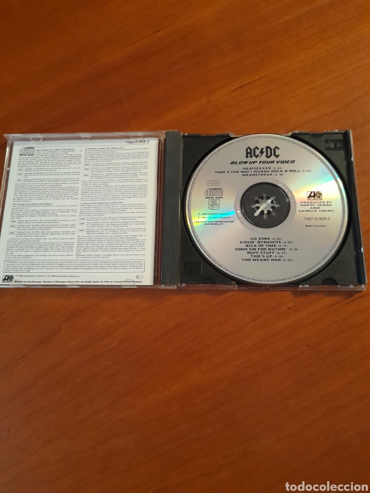 CDs de m&uacute;sica: AC DC Blow up Your video Cd - Foto 3