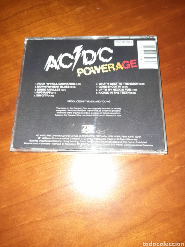 CDs de m&uacute;sica: AC DC Powerage Cd - Foto 2