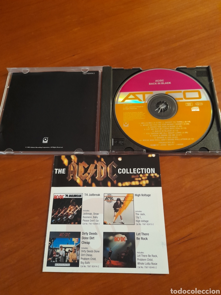 CDs de m&uacute;sica: AC DC Back in Black Cd - Foto 3