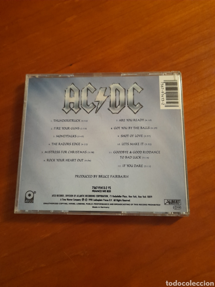 CDs de m&uacute;sica: AC DC The razors edge Cd - Foto 2