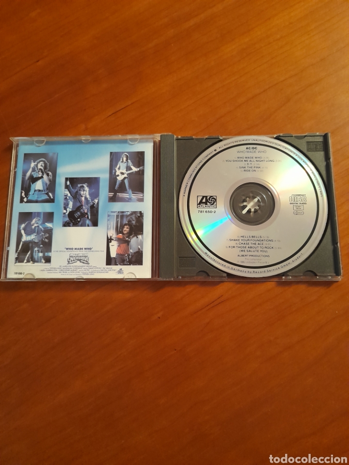 CDs de m&uacute;sica: AC DC Who made Who Cd - Foto 3