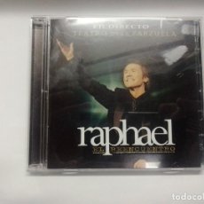 CD de Música: RAPHAEL, TEATRO DE LA ZARZUELA, EL REENCUENTRO, DOBLE, CD + DVD, AÑO 2012, MUY DIFICIL. Lote 349568969