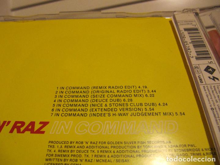 CDs de m&uacute;sica: Rob n Raz - In Command 7 Track Remix CD Single - Foto 3