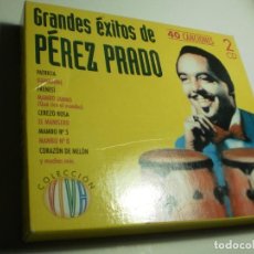 CDs de Música: 2 CD'S GRANDES ÉXITOS DE PÉREZ PRADO. 40 CANCIONES..MCPS 2006 EU (SEMINUEVO)