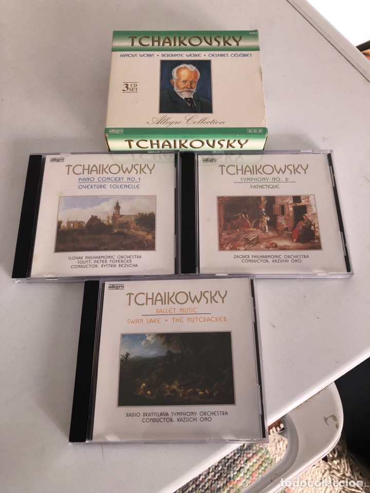 CDs de m&uacute;sica: Tchaikovsky Allegro Collection 3 Cd Set - Foto 2