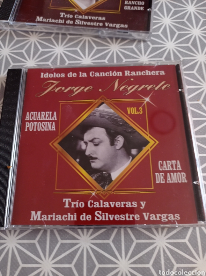 CDs de m&uacute;sica: Jorge Negrete,vol,1 y. 3 - Foto 3