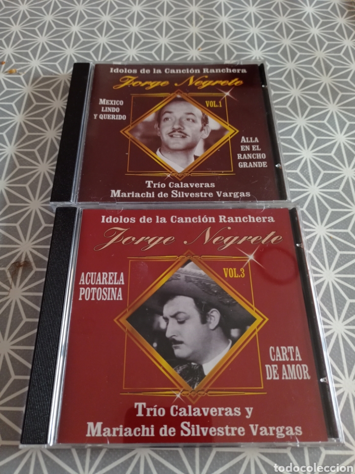 CDs de m&uacute;sica: Jorge Negrete,vol,1 y. 3 - Foto 1
