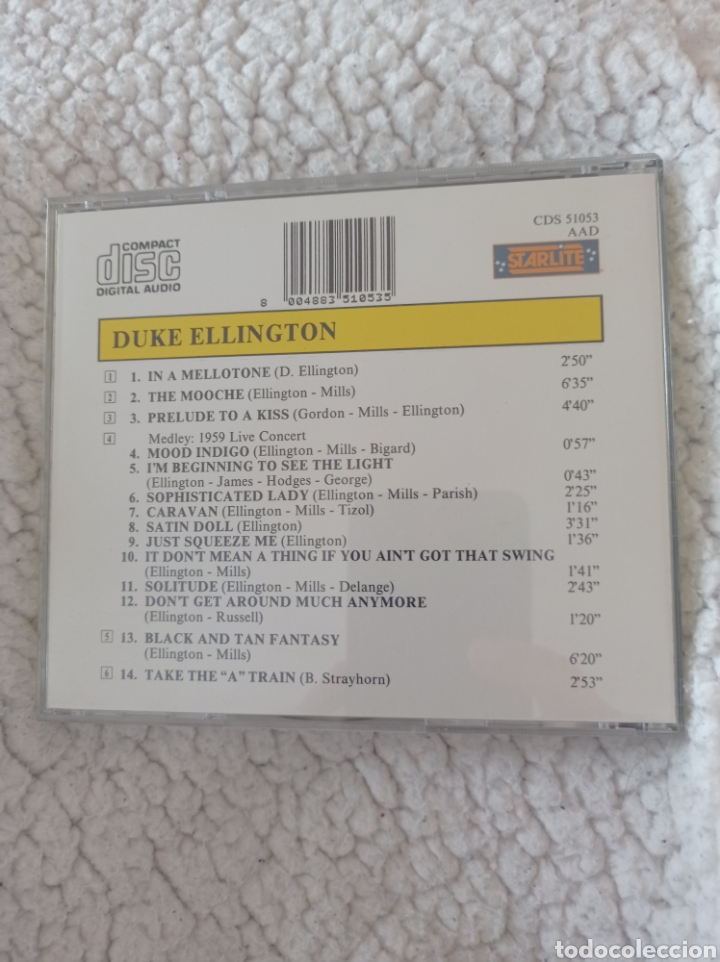 CDs de m&uacute;sica: CD, Duke ellington,1988. - Foto 2