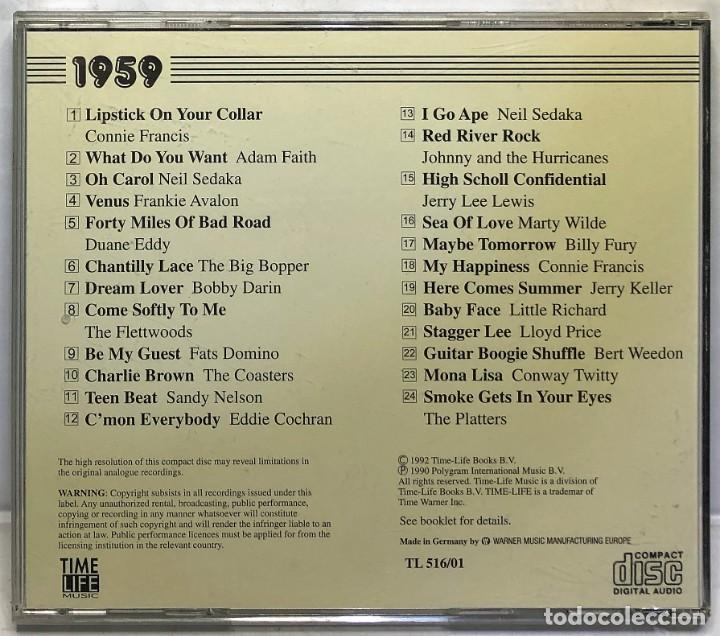 CDs de m&uacute;sica: Various &lrm;&ndash; 1959 - Rock & Roll - CD, Compilation, Remastered, Reissue - Foto 3