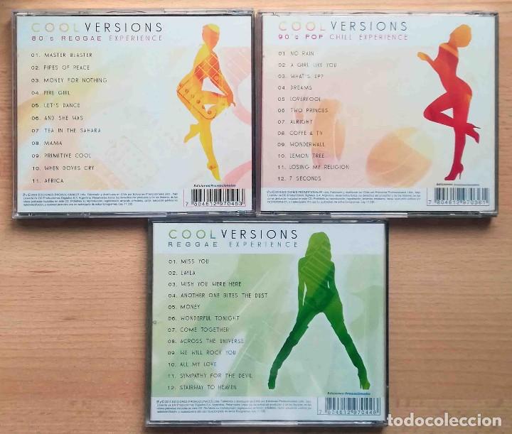 CDs de m&uacute;sica: 3 CD: Cool Versions (80s Reggae Experience. 90s Pop Chill Experience. Reggae Experience). - Foto 6