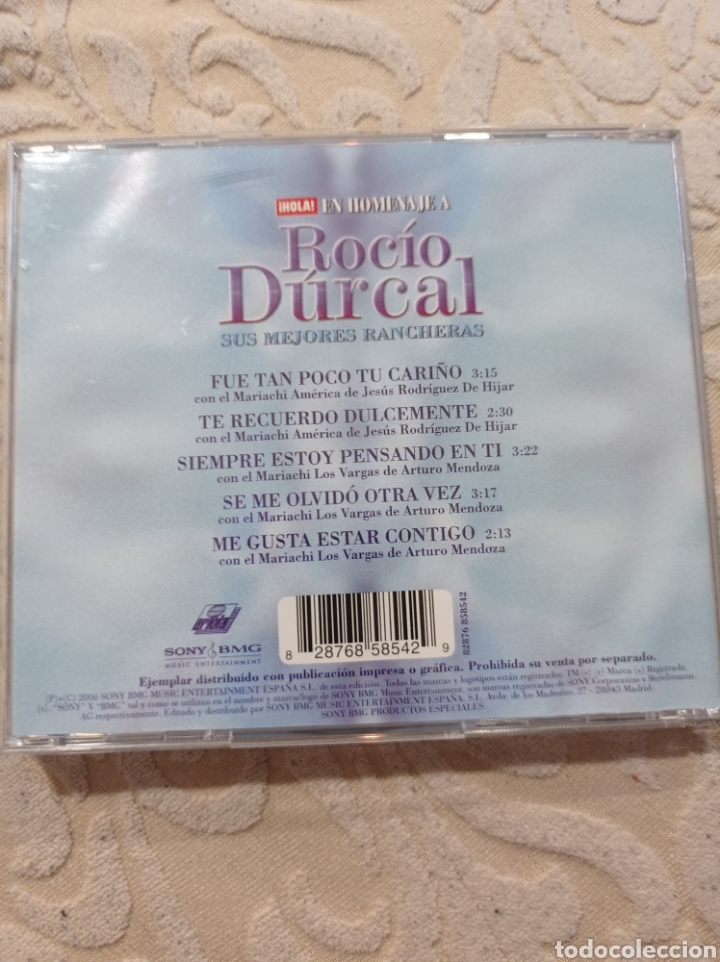 CDs de m&uacute;sica: CD Roc&iacute;o D&uacute;rcal , - Foto 2