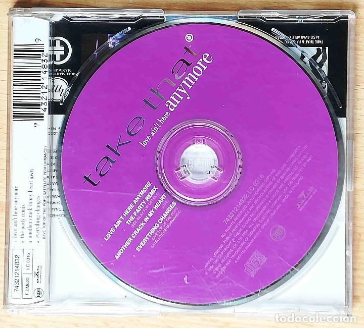 CDs de m&uacute;sica: CD: Take That - Love aint here anymore - UK - Foto 3