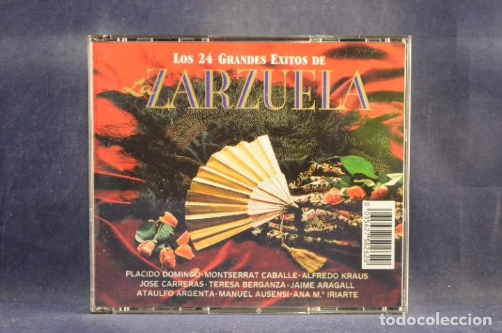 CDs de m&uacute;sica: VARIOS - LOS 24 GRANDES &Eacute;XITOS DE LA ZARZUELA - 2 CD - Foto 1