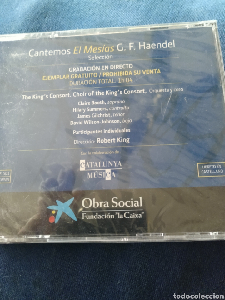 CDs de m&uacute;sica: M&uacute;sica El Mes&iacute;as - Foto 2
