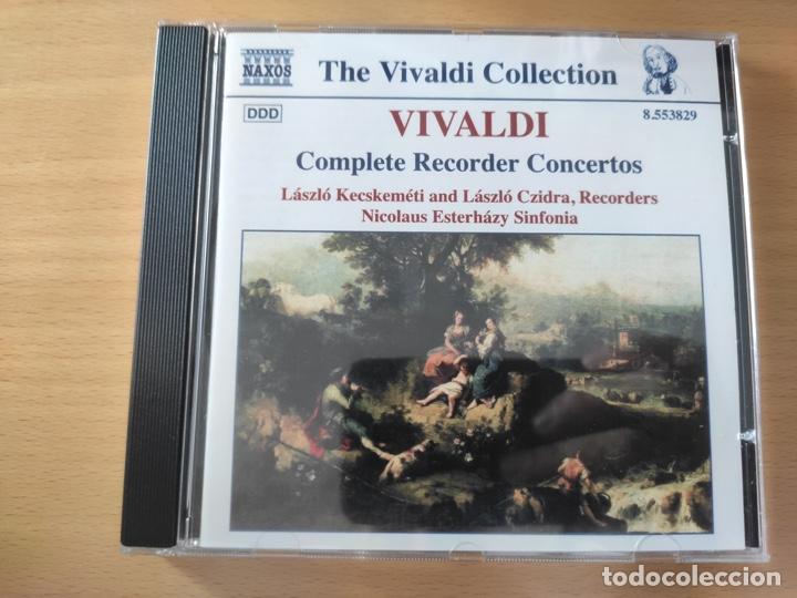 CDs de m&uacute;sica: VIVALDI CD VIVALDI Complete Recorder Concertos - Foto 1
