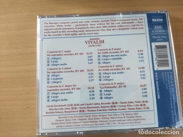 CDs de m&uacute;sica: VIVALDI CD VIVALDI Complete Recorder Concertos - Foto 2