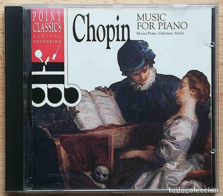 CDs de m&uacute;sica: CD: Chopin. Music for piano. Point Classics. - Foto 1
