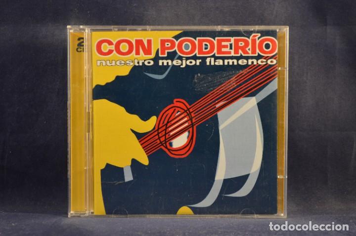 CDs de m&uacute;sica: VARIOS - CON PODER&Iacute;O (NUESTRO MEJOR FLAMENCO) - 2 CD - Foto 1