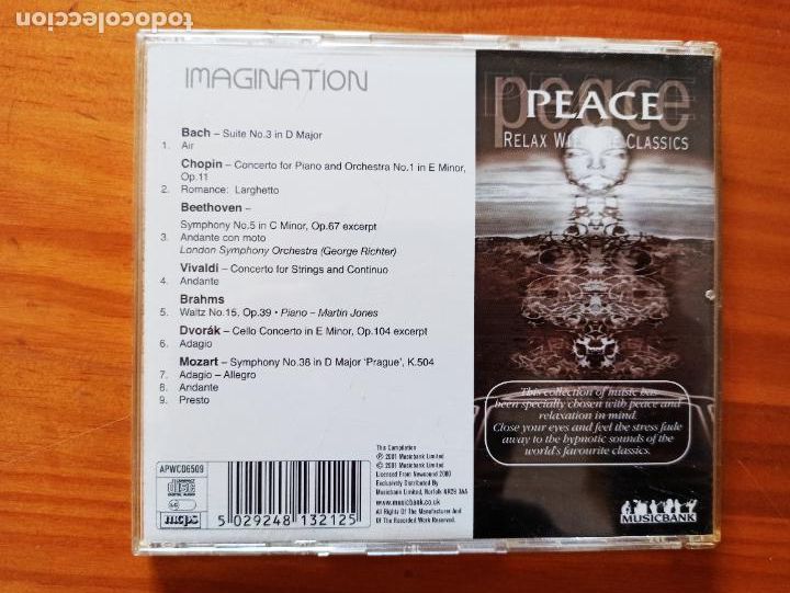 CDs de m&uacute;sica: CD IMAGINATION - PEACE - RELAX WITH THE CLASSICS (2G) - Foto 2