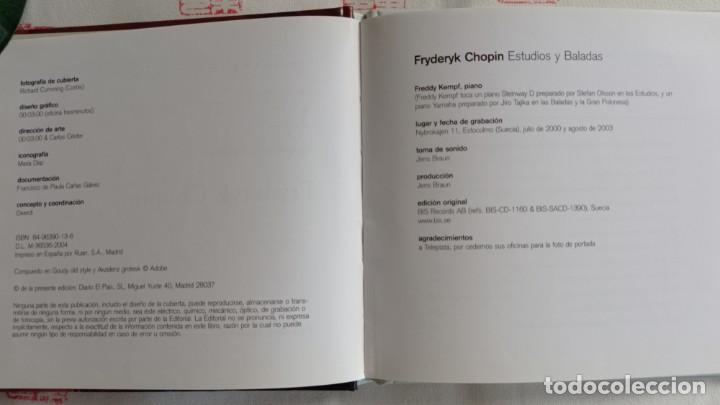 CDs de m&uacute;sica: Libro-CD CHOPIN Estudios y Baladas. Freddy Kempf - Foto 2