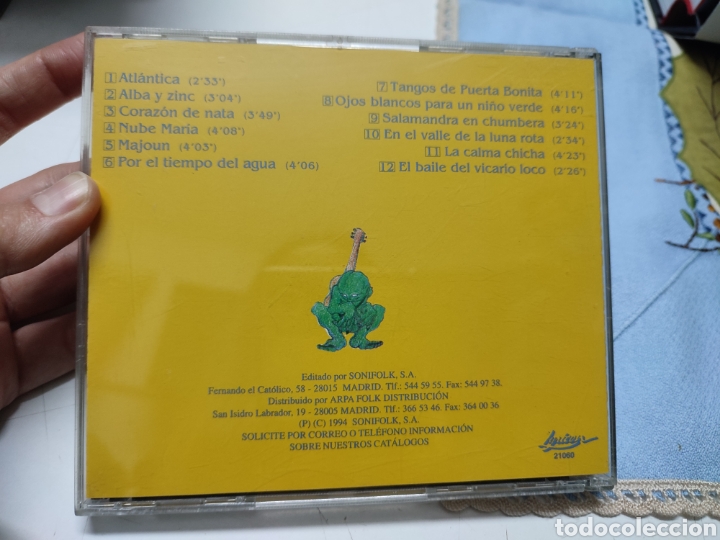 CDs de m&uacute;sica: Elementales. Al ba&ntilde;o mar&iacute;a CD 1994 - Foto 3