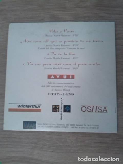 CDs de m&uacute;sica: CD Raimon. Veles e vents. Avui. 1997. - Foto 2