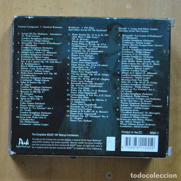 CDs de m&uacute;sica: BEETHOVEN / HANDEL - ROMANCE & PASSION - 3 CD - Foto 2