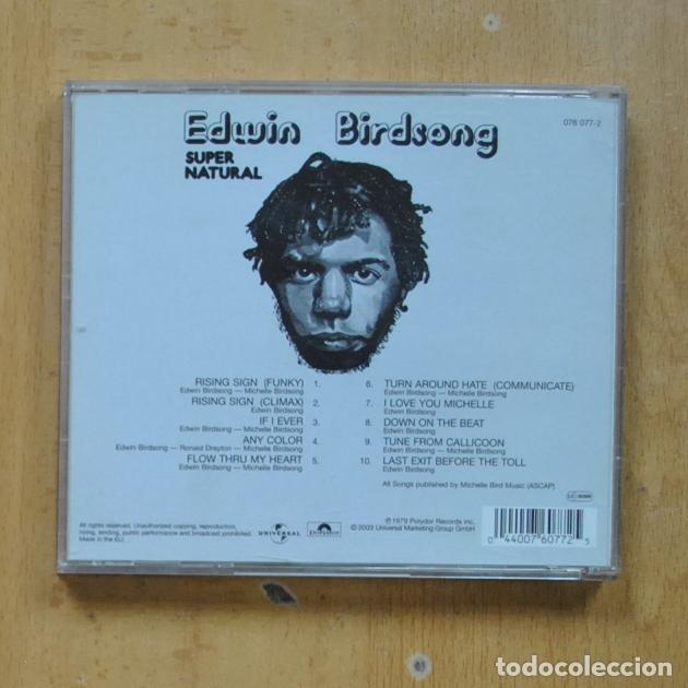 CDs de m&uacute;sica: EDWIN BRIDSONG - SUPER NATURAL - CD - Foto 2