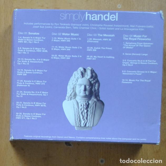 CDs de m&uacute;sica: HANDEL - SIMPLY - 4 CD - Foto 2