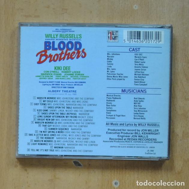 CDs de m&uacute;sica: VARIOS - BLOOD BROTHERS - CD - Foto 2