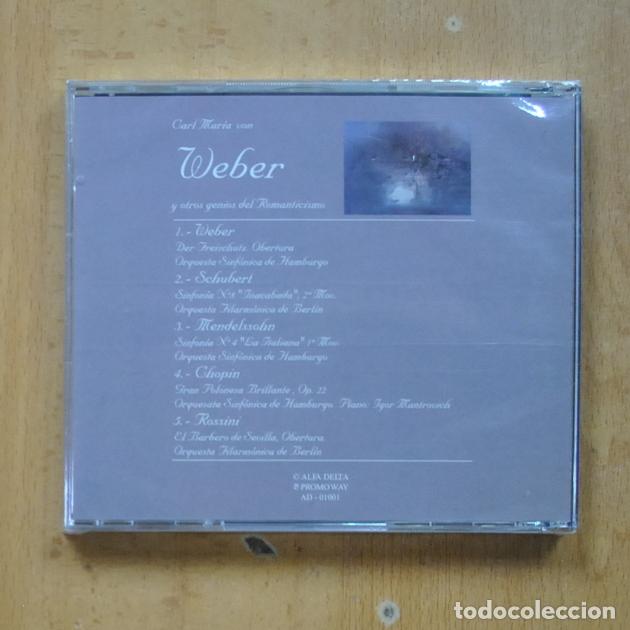 CDs de m&uacute;sica: WEBER - Y OTROS GENIOS DEL ROMANTICISMO - CD - Foto 2