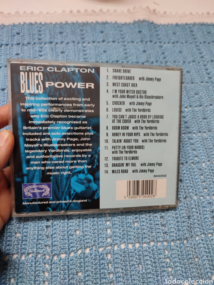 CDs de m&uacute;sica: Blues Power Eric Clapton CD Hallmark 1996 - Foto 3