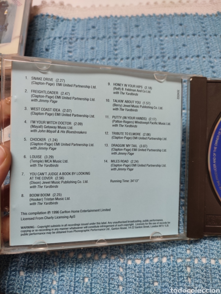CDs de m&uacute;sica: Blues Power Eric Clapton CD Hallmark 1996 - Foto 5