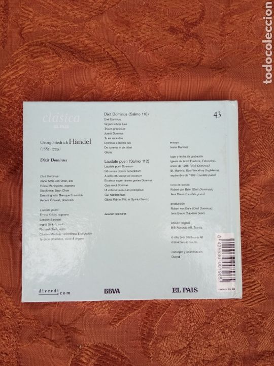 CDs de m&uacute;sica: HANDEL - Foto 2