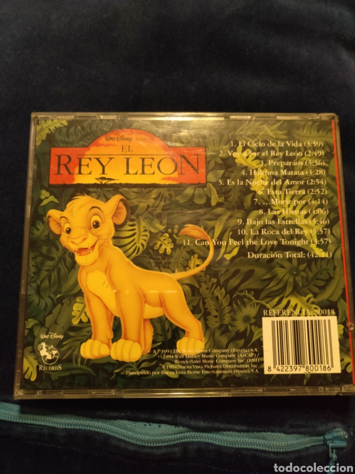 CDs de m&uacute;sica: M&uacute;sica El rey Le&oacute;n en espa&ntilde;ol - Foto 2