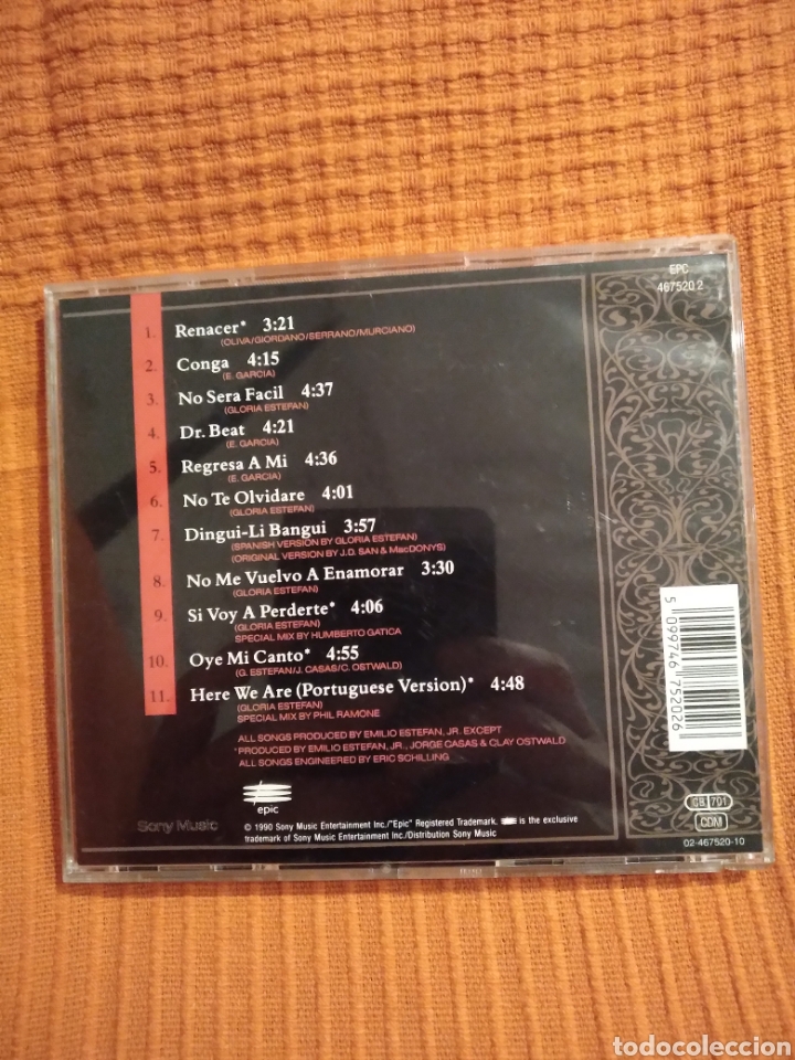 CDs de m&uacute;sica: GLORIA ESTEFAN - EXITOS DE GLORIA ESTEFAN - - Foto 2