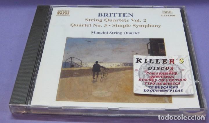 CDs de m&uacute;sica: Britten - Maggini String Quartet - String Quartets Vol. 2 - CD Naxos - Foto 1