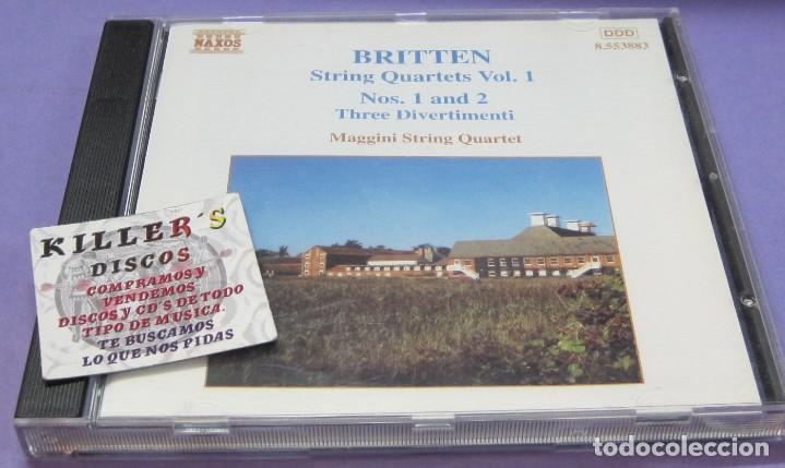 CDs de m&uacute;sica: Britten - Maggini String Quartet - String Quartets Vol. 1 - CD Naxos - Foto 1