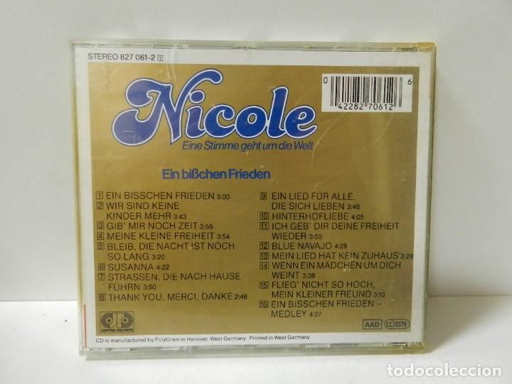 CDs de m&uacute;sica: DISCO CD. Nicole &ndash; Ein Bi&szlig;chen Frieden. COMPACT DISC. - Foto 2