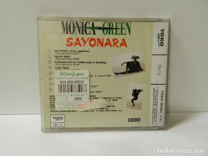CDs de m&uacute;sica: DISCO CD. Monica Green &ndash; Sayonara. COMPACT DISC. - Foto 2