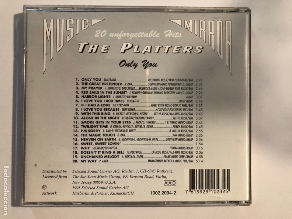 CDs de m&uacute;sica: Cd the platters 20 unforgettable hits - Foto 2