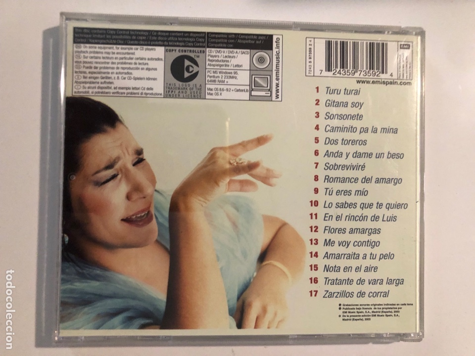 CDs de m&uacute;sica: Cd remedios Amaya colecci&oacute;n de grandes &eacute;xitos - Foto 2
