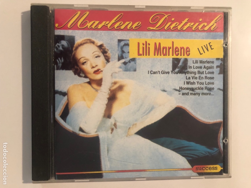 CDs de m&uacute;sica: Cd Marlene Dietrich live - Foto 1